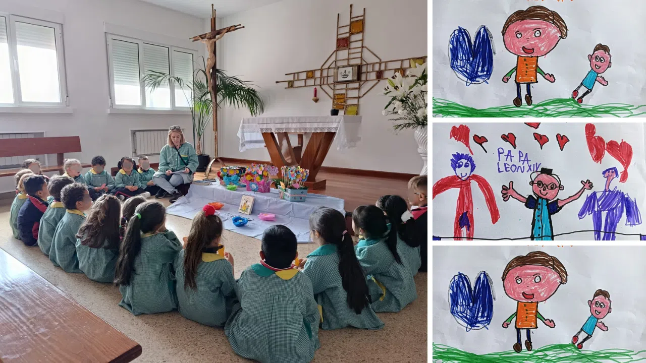 5-year-old children describe who they think Pope Leo is